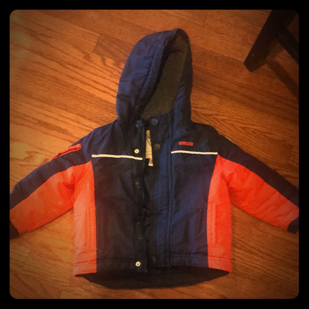 Navy and orange 24month OshKosh Bgosh winter coat